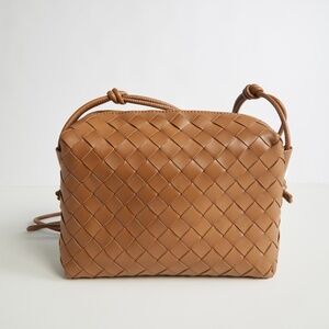 Bottega Veneta Small Loop Camera Bag in Camel